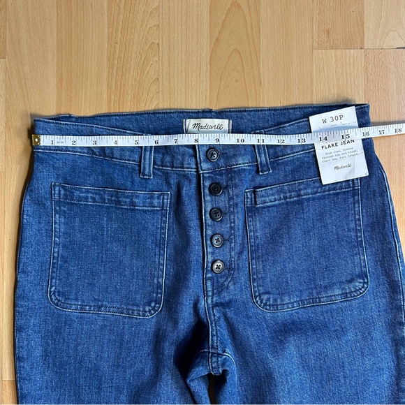 Madewell NWT Curvy Flea Market Flare Jean in Enola 30 Petite (Short) - Picture 14 of 16